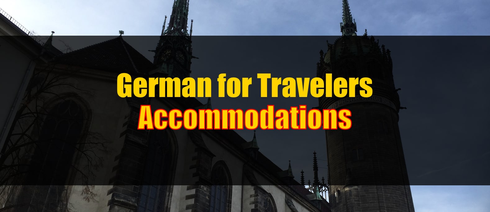 German for Travelers: Accommodations