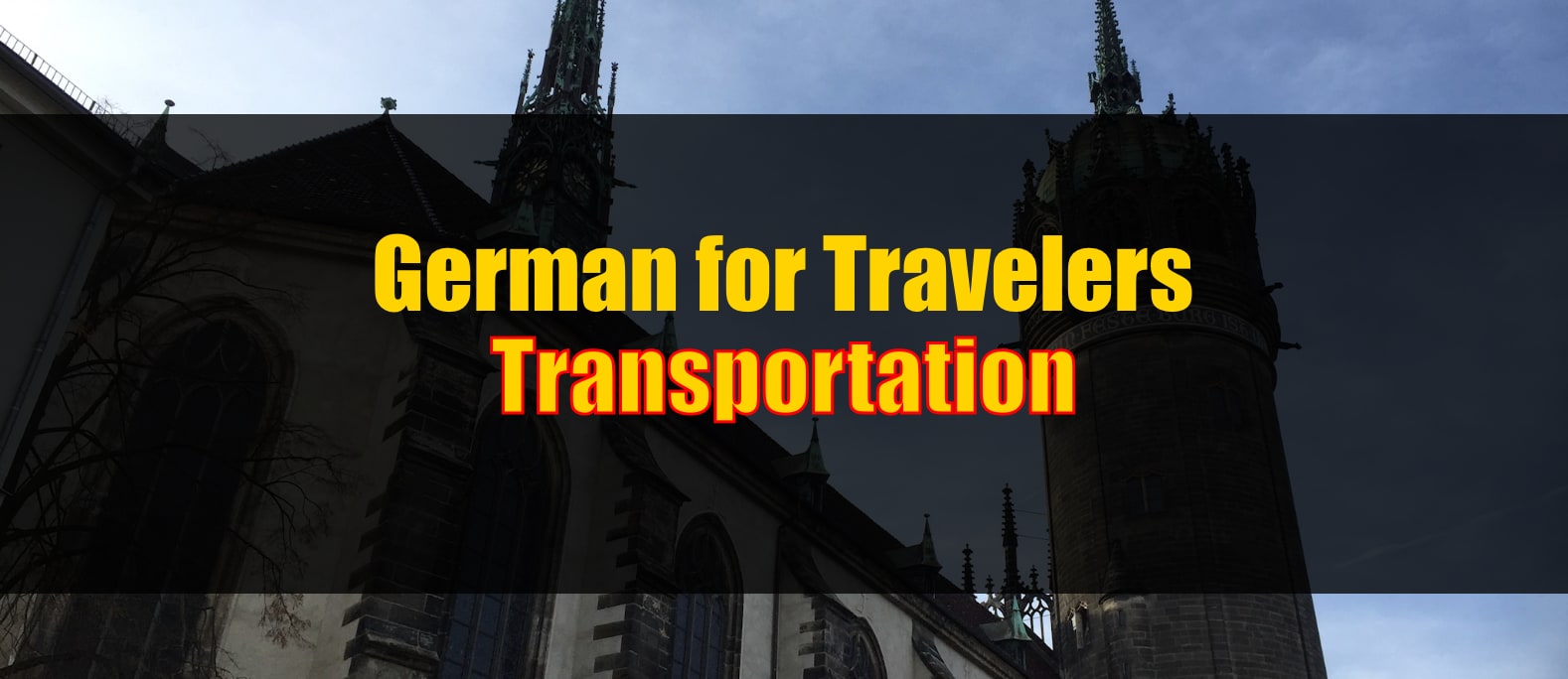 German for Travelers: Transportation